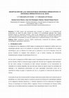 Research paper thumbnail of ADAPTACIÓN DE LAS ASIGNATURAS SISTEMAS OPERATIVOS I Y SISTEMAS OPERATIVOS II AL EEES I. T. Informática de Gestión - I. T. Informática de Sistemas