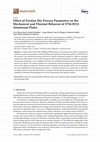 Research paper thumbnail of Effect of Friction Stir Process Parameters on the Mechanical and Thermal Behavior of 5754-H111 Aluminum Plates