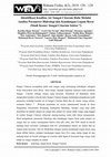 Research paper thumbnail of Identifikasi Kualitas Air Sungai Citarum Hulu Melalui Analisa Parameter Hidrologi Dan Kandungan Logam Berat (Studi Kasus: Sungai Citarum Sektor 7)