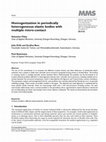 Research paper thumbnail of Homogenization in periodically heterogeneous elastic bodies with multiple micro-contact