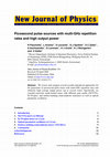 Research paper thumbnail of Picosecond pulse sources with multi-GHz repetition rates and high output power