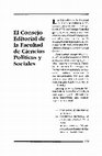 Research paper thumbnail of El Consejo Editorial de la Facultad de Ciencias Políticas y Sociales