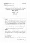 Research paper thumbnail of Análisis de los perfiles de corta y larga duración de los turistas de ocio de Barcelona