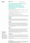 Research paper thumbnail of A Comparison of Visual Outcomes and Patient Satisfaction Between Photorefractive Keratectomy and Femtosecond Laser-Assisted In Situ Keratomileusis