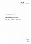 Research paper thumbnail of Evasive entrepreneurship