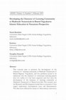 Research paper thumbnail of Developing the Character of Learning Community at Madrasah Tsanawiyah in Bantul Yogyakarta: Islamic Education in Nusantara Perspective