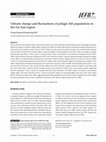 Research paper thumbnail of Climate change and fluctuations of pelagic fish populations in the Far East region