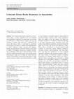 Research paper thumbnail of Colorado Potato Beetle Resistance to Insecticides