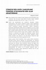 Research paper thumbnail of Türkiye’nin Doğu Yahudileri Üzerine Etnografik Bir Alan Araştırması