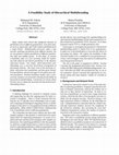 Research paper thumbnail of A feasibility study of hierarchical multithreading