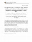 Research paper thumbnail of Percepciones sobre la acreditación de los alumnos de la Escuela Académica Profesional de Ciencias Biológicas, Universidad Nacional de Trujillo-Perú