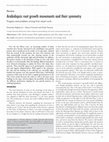 Research paper thumbnail of Arabidopsis root growth movements and their symmetry: Progress and problems arising from recent work