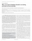 Research paper thumbnail of Rha1 , a new mutant of Arabidopsis disturbed in root slanting, gravitropism and auxin physiology