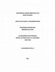 Research paper thumbnail of Las mujeres ecuatorianas: entre las prácticas y el discurso (1895-1929)