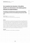 Research paper thumbnail of Der Landesfürst als Lehensherr : urkundliche Quellen zum Lehenswesen in den habsburgischen Erblanden des Spätmittelalters