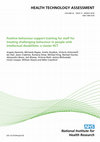 Research paper thumbnail of Positive behaviour support training for staff for treating challenging behaviour in people with intellectual disabilities: a cluster RCT