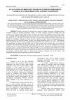 Research paper thumbnail of Evaluation of drought tolerance indices for barley landraces under irrigated and dry conditions