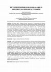 Research paper thumbnail of Metode Pendidikan Kajian Agama DI Universitas: Sebuah Alternatif