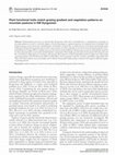 Research paper thumbnail of Plant functional traits match grazing gradient and vegetation patterns on mountain pastures in SW Kyrgyzstan