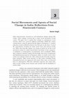 Research paper thumbnail of Social Movements and Agents of Social Change in India: Reflections from Nineteenth Century