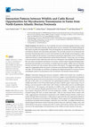 Research paper thumbnail of Interaction Patterns between Wildlife and Cattle Reveal Opportunities for Mycobacteria Transmission in Farms from North-Eastern Atlantic Iberian Peninsula