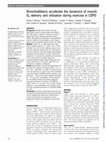 Research paper thumbnail of Bronchodilators accelerate the dynamics of muscle O2 delivery and utilisation during exercise in COPD