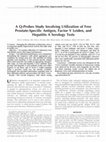 Research paper thumbnail of A Q-Probes Study Involving Utilization of Free Prostate-Specific Antigen, Factor V Leiden, and Hepatitis A Serology Tests