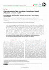 Research paper thumbnail of Characterisation of gut microbiota of obesity and type 2 diabetes in a rodent model