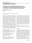 Research paper thumbnail of Correlation between spatial distributions of pollen data, archaeological records and physical parameters from north-western France: a GIS and numerical analysis approach