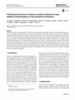 Research paper thumbnail of Tribological performance of titanium samples oxidized by fs-laser radiation, thermal heating, or electrochemical anodization