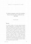 Research paper thumbnail of La minería arequipeña a inicios de la república. Entre la crisis de la plata y la fiebre del oro, 1825-1830