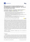 Research paper thumbnail of Nanomaterials for Combined Stabilisation and Deacidification of Cellulosic Materials—The Case of Iron-Tannate Dyed Cotton