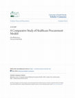 Research paper thumbnail of A comparative study of healthcare procurement models