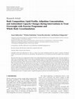 Research paper thumbnail of Body Composition, Lipid Profile, Adipokine Concentration, and Antioxidant Capacity Changes during Interventions to Treat Overweight with Exercise Programme and Whole-Body Cryostimulation