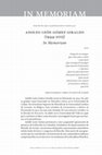 Research paper thumbnail of Adolfo León Gómez Giraldo (1944-2015). In memoriam