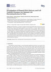 Research paper thumbnail of Investigation of Plasmid DNA Delivery and Cell Viability Dynamics for Optimal Cell Electrotransfection In Vitro