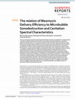 Research paper thumbnail of The relation of Bleomycin Delivery Efficiency to Microbubble Sonodestruction and Cavitation Spectral Characteristics