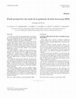 Research paper thumbnail of Étude prospective du coude de la gymnaste de haut niveau par IRM