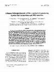 Research paper thumbnail of A human B-lymphoblastoid cell line constitutively producing Epstein-Barr herpesvirus and JHK retrovirus