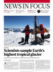 Research paper thumbnail of Daring scientists extract ice from Earth's highest tropical glacier