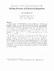 Research paper thumbnail of Solving Systems of Polynomial Equations