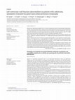 Research paper thumbnail of Left ventricular wall function abnormalities in patients with ankylosing spondylitis evaluated by gated myocardial perfusion scintigraphy