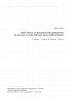 Research paper thumbnail of Analisi Statistica sui determinanti della qualità proteica del grano duro in Sicilia 2000-2005: alcuni risultati preliminari