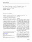 Research paper thumbnail of Safe Adaptive Compliance Control of a Humanoid Robotic Arm with Anti-Windup Compensation and Posture Control