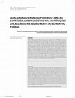 Research paper thumbnail of Qualidade Do Ensino Superior De Ciências Contábeis: Um Diagnóstico Nas Instituições Localizadas Na Região Norte Do Estado Do Paran