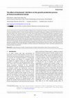 Research paper thumbnail of The effect of Stockosorb® 500 Micro on the growth-production process of Festuca arundinacea Schreb