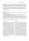 Research paper thumbnail of Validation of a new transit time ultrasound flowmeter for measuring blood flow in colonic mesenteric arteries