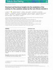 Research paper thumbnail of Structural and Functional Insights into Modulation of the Activity of a Flax Cytokinin Oxidase by Flax Rust Effector AvrL567-A