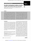 Research paper thumbnail of MicroRNA-720 regulates E-cadherin-αE-catenin complex and promotes renal cell carcinoma