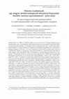 Research paper thumbnail of Előzetes eredmények egy magyar mintán kidolgozott Intrauterin Kapcsolati Kérdőív méréses tapasztalatairól – pilot study